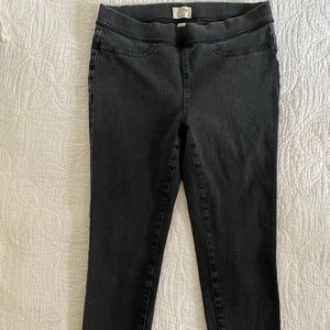 J crew black jean leggings size 30 jeggings